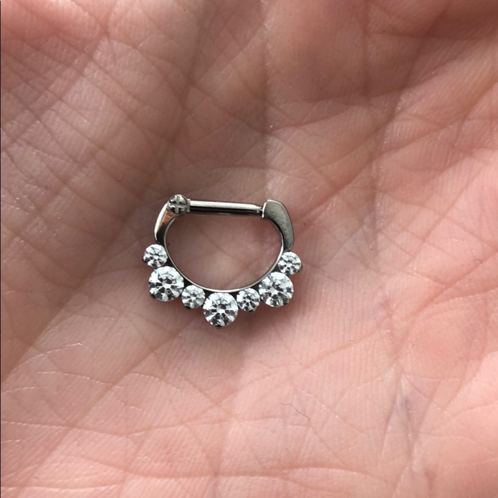 Septum clicker - industrial strength body jewelry